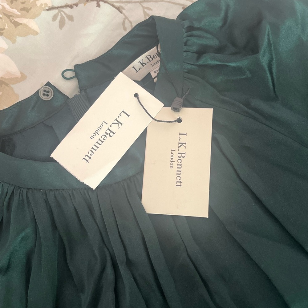 LK Bennett-Forest Green Dress